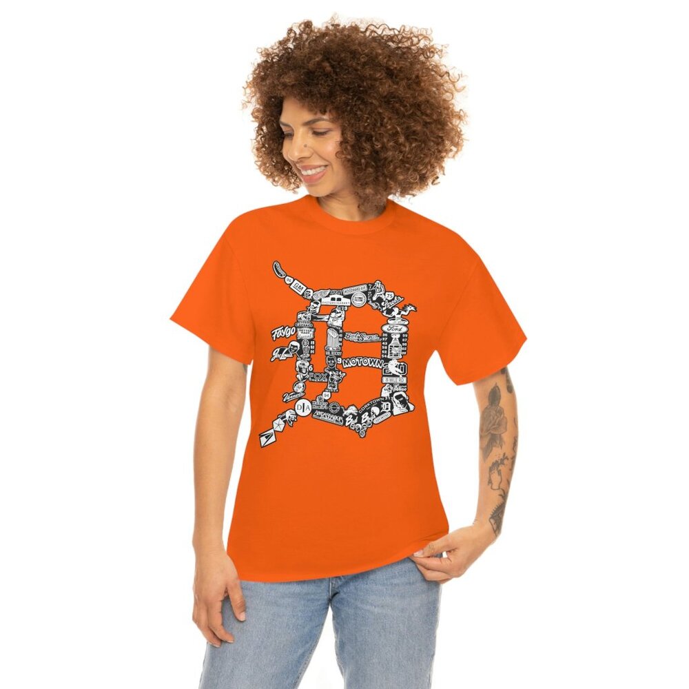 The D T-Shirt Detroit Michigan
